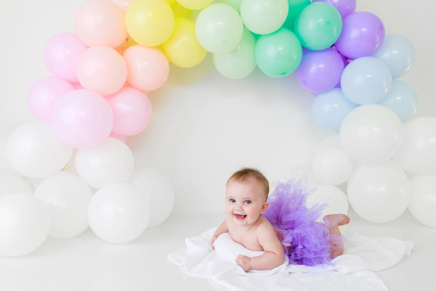 Rainbow baby photo ideas