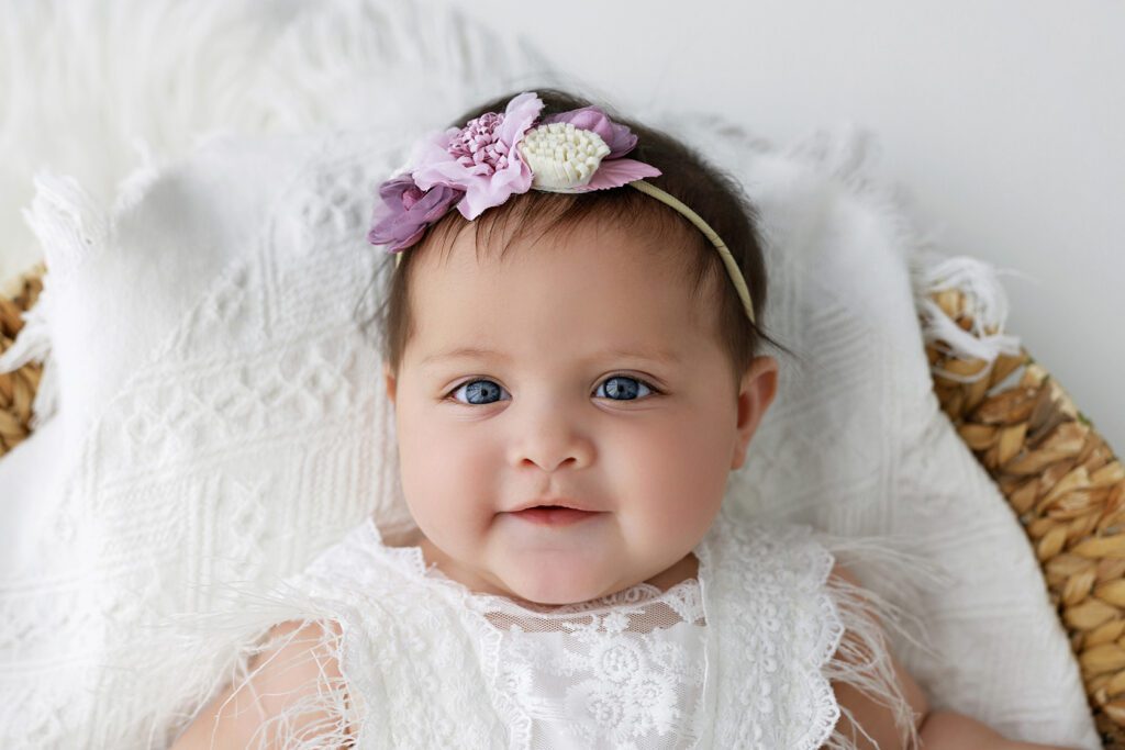 beautiful baby smiling