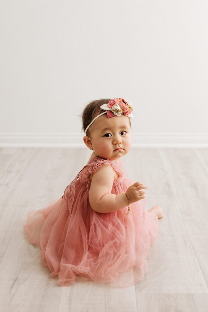 pink dress baby girl